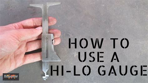 Welding Inspection Aid How To Use A Hi Lo Gauge Youtube