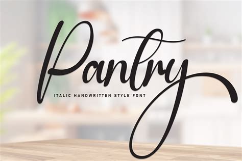 Pantry Font By William Jhordy Creative Fabrica