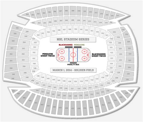 Soldier Field Detailed Seating Chart