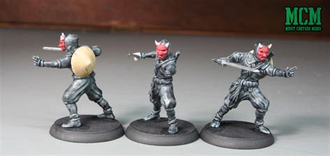 Ninjas Go On The Attack Painted Ninja Miniatures Must Contain Minis