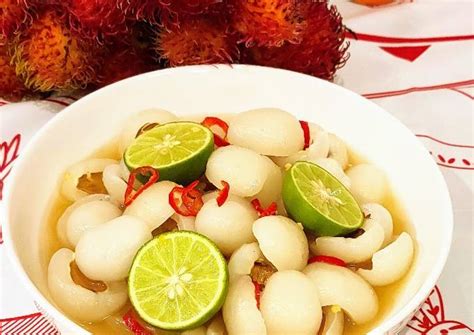 Resep Rujak Rambutan Asinan Rambutan Oleh Hime Quin Kitchen Cookpad