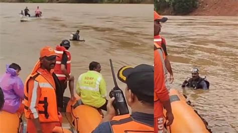 Divers Unable To Reach Arjuns Lorry Due To Strong Currents Search To