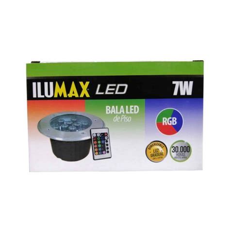 Bala De Piso Led W Rgb Ilumax