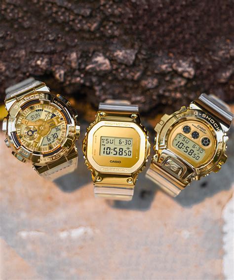 Casio Spore Launches G Shock Gold Ingot Collection Featuring Gold