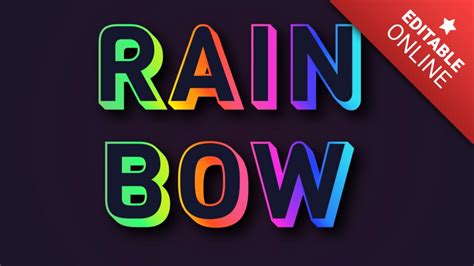 How To Make Rainbow Text For Free Online Sale Dakora Co