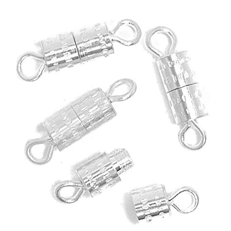 Barrel Clasp - Silver 2pk - The Craft Cabin