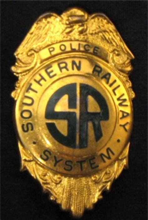 Southern Railway Police Police Badge Special Police Fire Badge