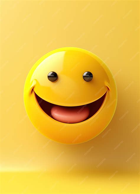 Premium AI Image | Happy face emoji