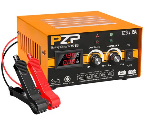 Pz P Volt Battery Charger A Manual Battery Charger V