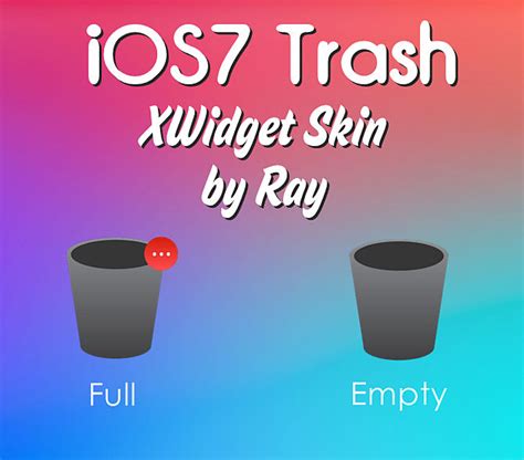 IOS7 App Trash XWidget Skin By Ray By Raiiy On DeviantArt