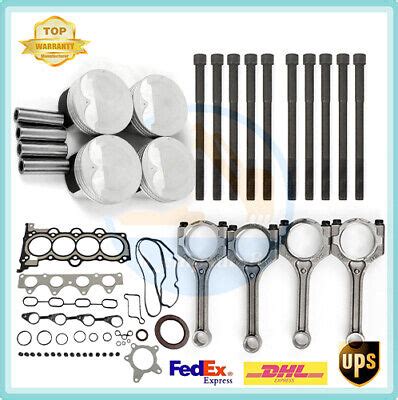 G Fa L Engine Gasket Set Con Rod Pc Piston Rings Head Bolt For