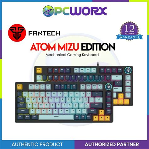 Fantech MK V ATOM Key Wired Hot Swappable Mechanical Keyboard MIZU Edition Shopee