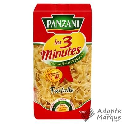 Panzani P Tes Cuisson Minutes Farfalle Le Paquet De G