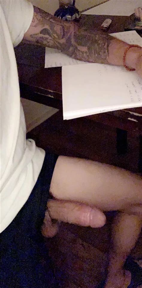 Studying With My Cock Out Would You Give Me Some Attention Nudes ThickDick NUDE PICS ORG