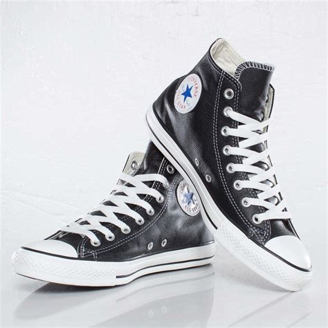 Converse All Star Leather Hi - 111261 - Sneakersnstuff (SNS ...