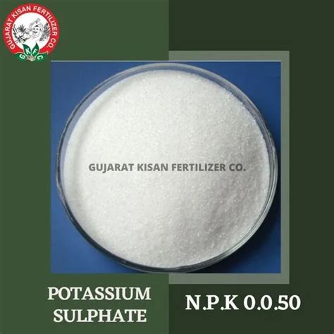 Potassium Sulphate 00 00 50 At Best Price In Rajkot Gujarat Gujarat Kishan Fertilizer Co