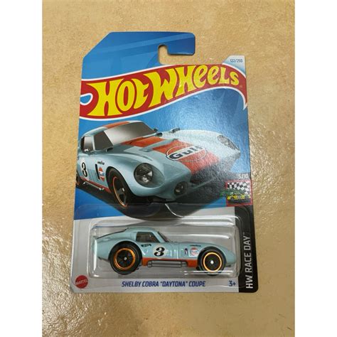 Hot Wheels Shelby Cobra “daytona” Coupe Gulf Shopee Malaysia