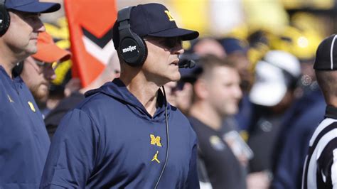 College Football World Reacts To Jim Harbaugh Suspension Yardbarker