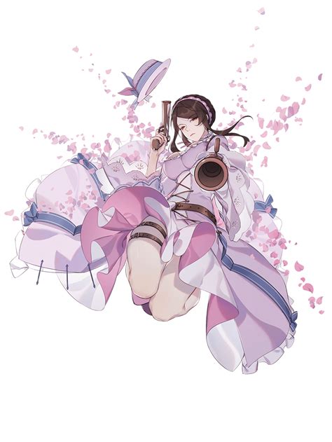 Food Fantasy Highres Official Art Third Party Source 1girl Aiming Aiming At Viewer