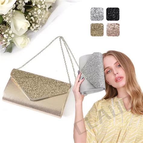 Bolsa De Noite Feminina Party Clutch Lady Weddings Cor Preta