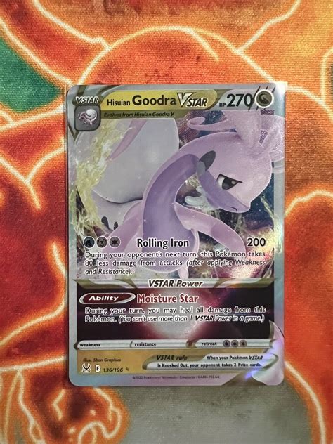 Hisuian Goodra Vstar Swsh Lost Origin Ultra Rare