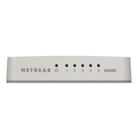 Netgear 5-Port Gigabit Ethernet Switch-GS205100PAS - The Home Depot