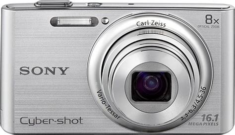 Best Buy Sony Cyber Shot Dsc W Megapixel Digital Camera Silver