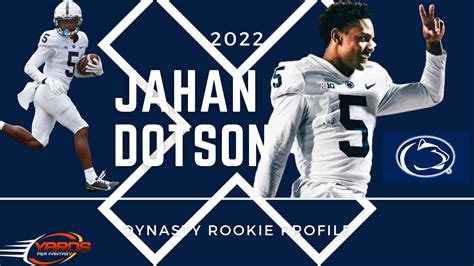 Jahan Dotson 2022 Dynasty Rookie Profile Yards Per Fantasy