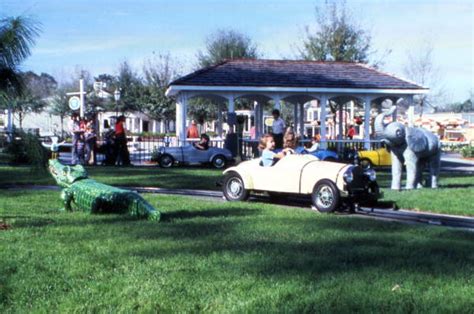 Florida Memory • View Showing An Amusement Ride At The Cypress Gardens