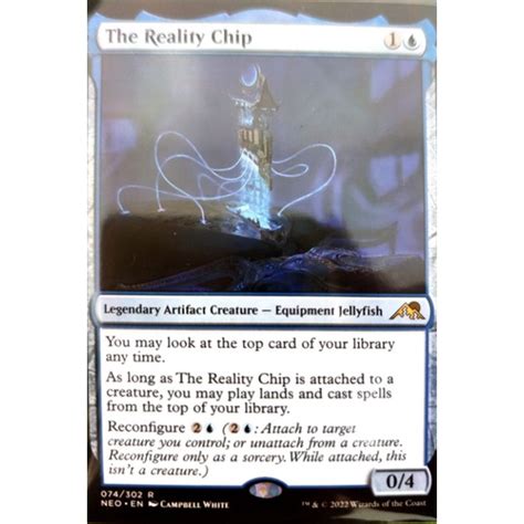 The Reality Chip Magic The Gathering Kamigawa Neon Dynasty Shopee