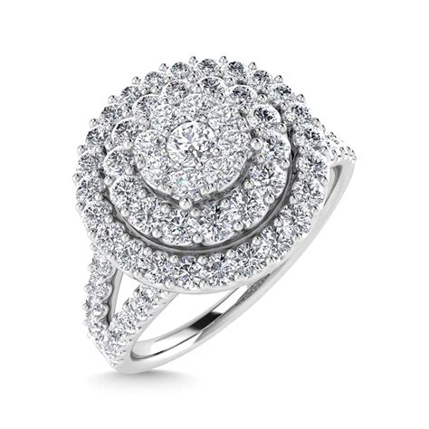 K White Gold Diamond Ct Tw Engagement Ring Unclaimed Diamonds