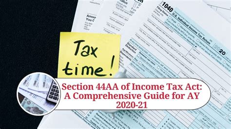 Section 44aa Of Income Tax Act A Comprehensive Guide For Ay 2020 21