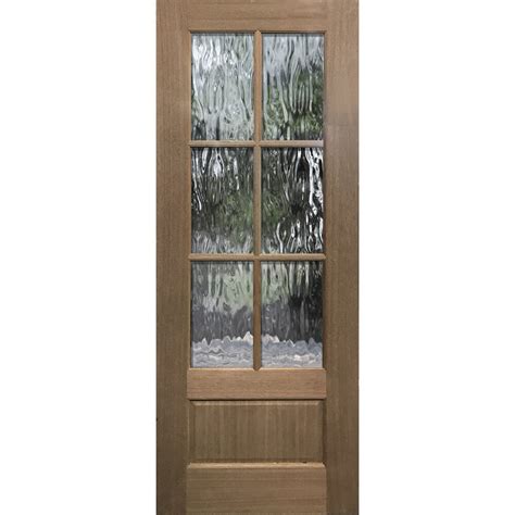 Knockety Unfinished Mahogany Slab Front Entry Door Reviews Wayfair