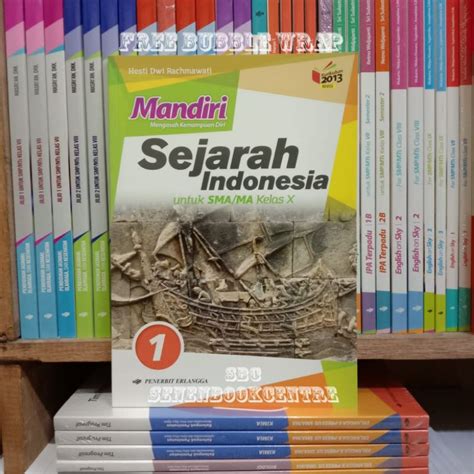 Jual Buku Mandiri Sejarah Indonesia Kelas X Sma K Revisi