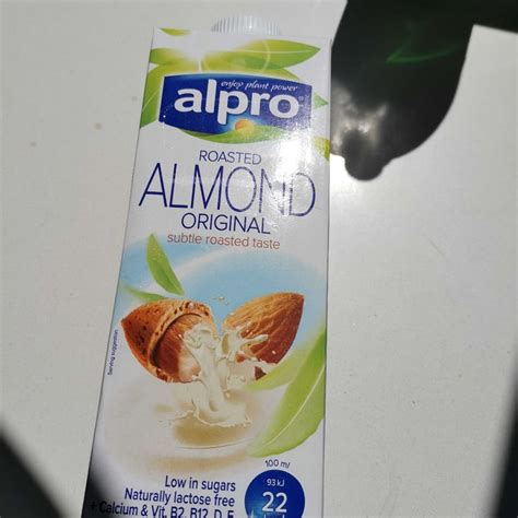 Alpro Roasted Almond Milk Sweetened Review Abillion