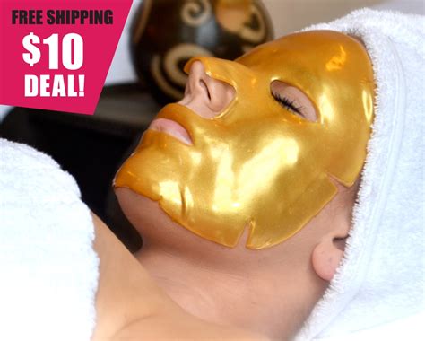 10 For A Set Of Two 24 Karat Gold Rejuvenating Facial Masks Buytopia