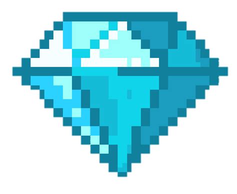 Minecraft Diamond Pixel Art Maker Minecraft Png Diamond Transparent