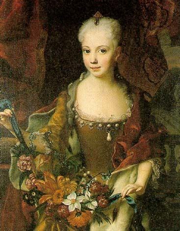 1727 Maria Anna Of Austria Sister Of Maria Theresia By Andreas Moller