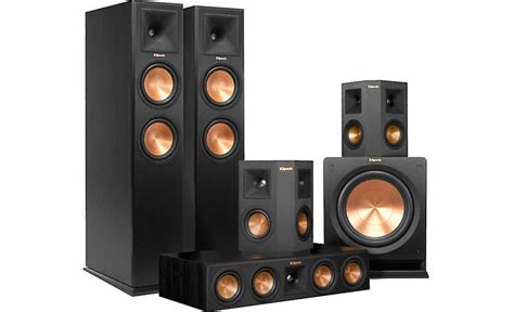 Klipsch Rp 260 51 Home Theater Speaker System Ebony Frontcenter