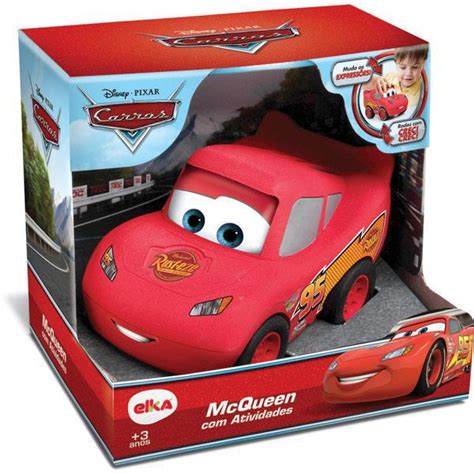 Carrinho Cars Relâmpago Mcqueen Atividades Disney Elka