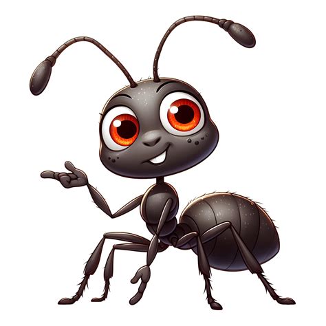 Ai Generated Ant In Cartoon Style On Transparent Background 38243434 Png
