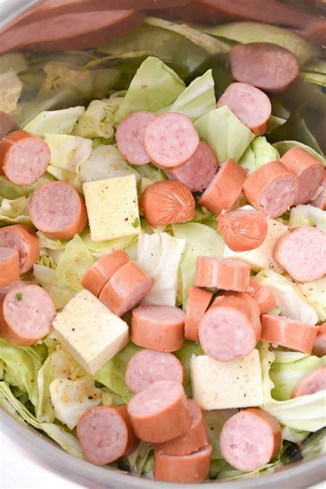 Instant Pot Cabbage Sausage And Potato Soup Sweet Peas Kitchen