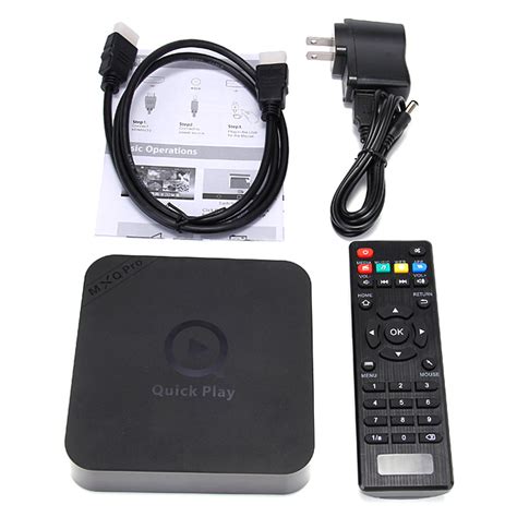 Mxq Pro Quick Play Amlogic S Tv Box G G Wifi M Bluetooth