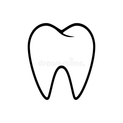 Tooth Vector Icon Dentist Illustration Sign Fang Symbol Or Logo Stock