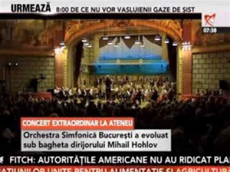 Presa Orchestra Simfonica Bucuresti Zilele Culturii Ruse