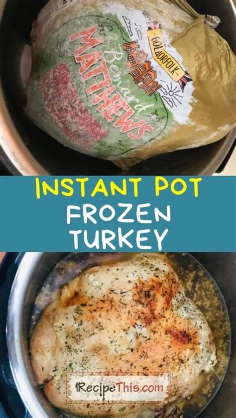 Recipe This | Instant Pot Frozen Turkey Breast