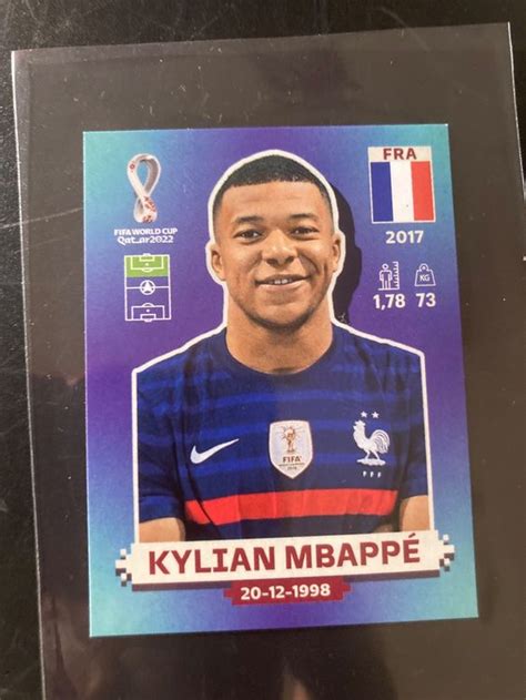 Panini WM 2022 Qatar Int Edition Kylian Mbappé Frankreich Kaufen auf