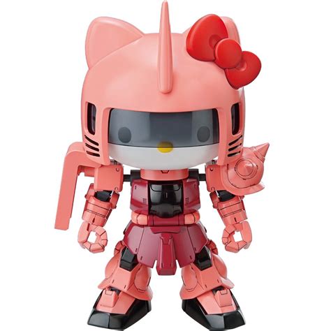 Mobile Suit Gundam Hello Kitty And Ms 06s Chars Zaku Ii Sd Gundam