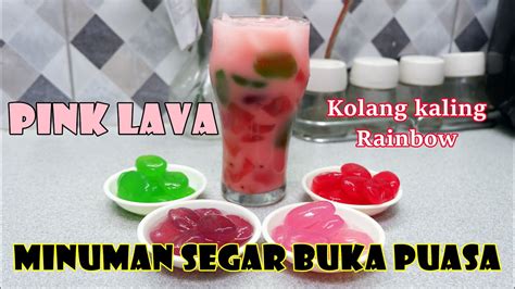 Seger Banget Resep Pink Lava Minuman Es Campur Kekinian Youtube