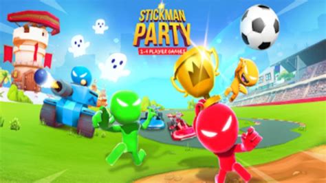 Stickman Party 1234 New Update 2022 MINIGAMES Gameplay Android Ios